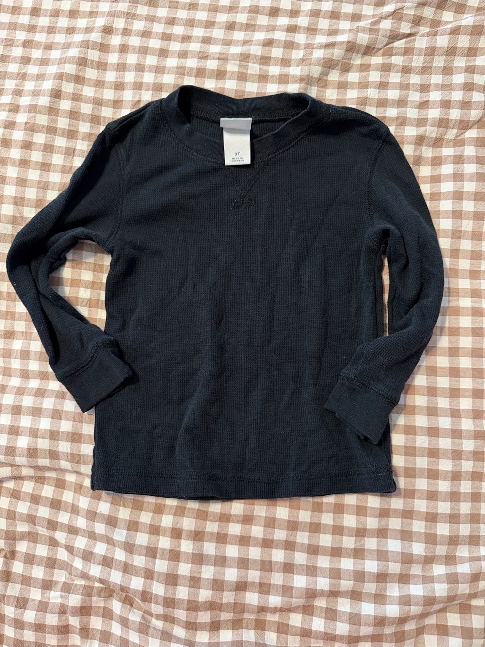 Circo Black Long Sleeve Thermal Tee
